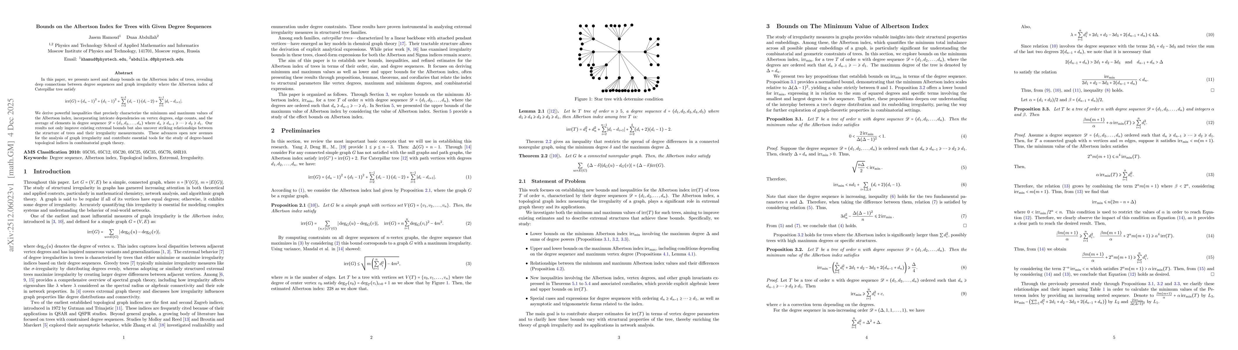 Thumbnail for Bounds on the Albertson Index for Trees with Given Degree Sequences