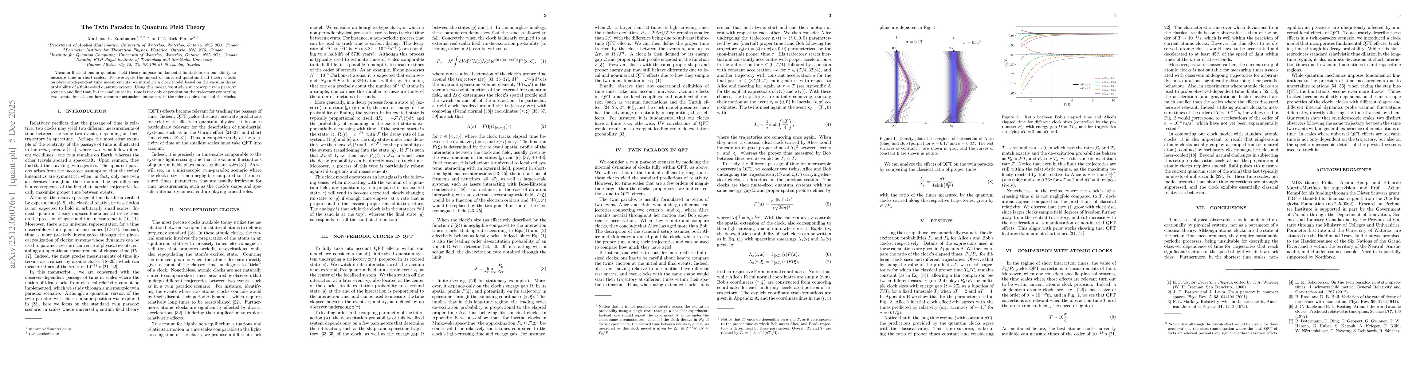 Thumbnail for The Twin Paradox in Quantum Field Theory