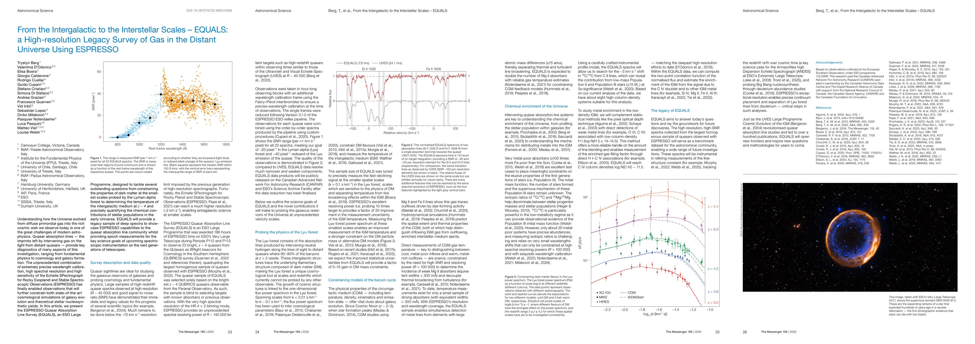 Thumbnail for From the Intergalactic to the Interstellar Scales -- EQUALS: a High-resolution Legacy Survey of Gas in the Distant Universe Using ESPRESSO