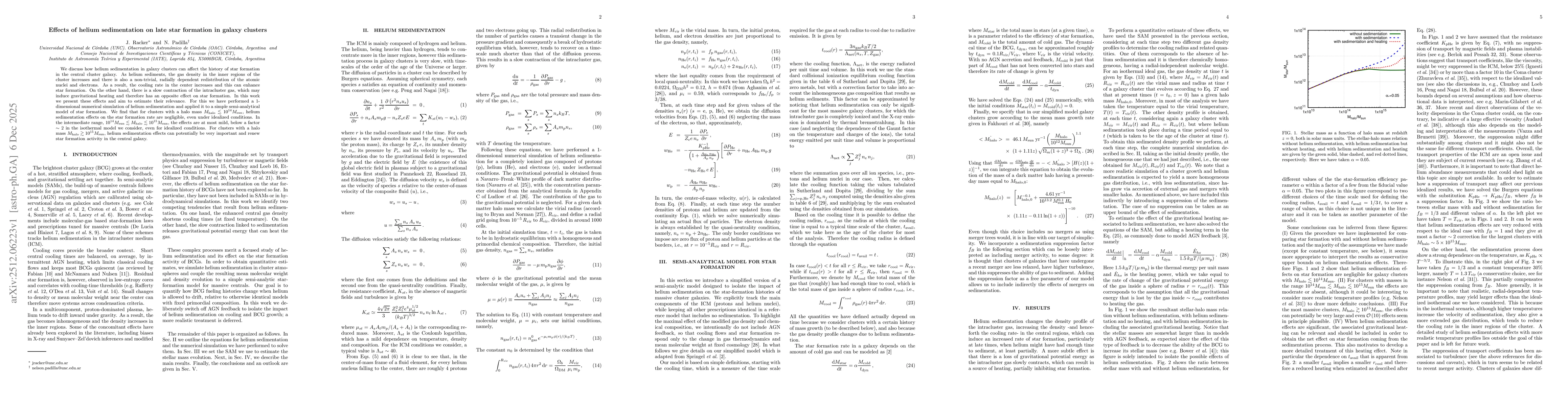 Thumbnail for Effects of helium sedimentation on late star formation in galaxy clusters