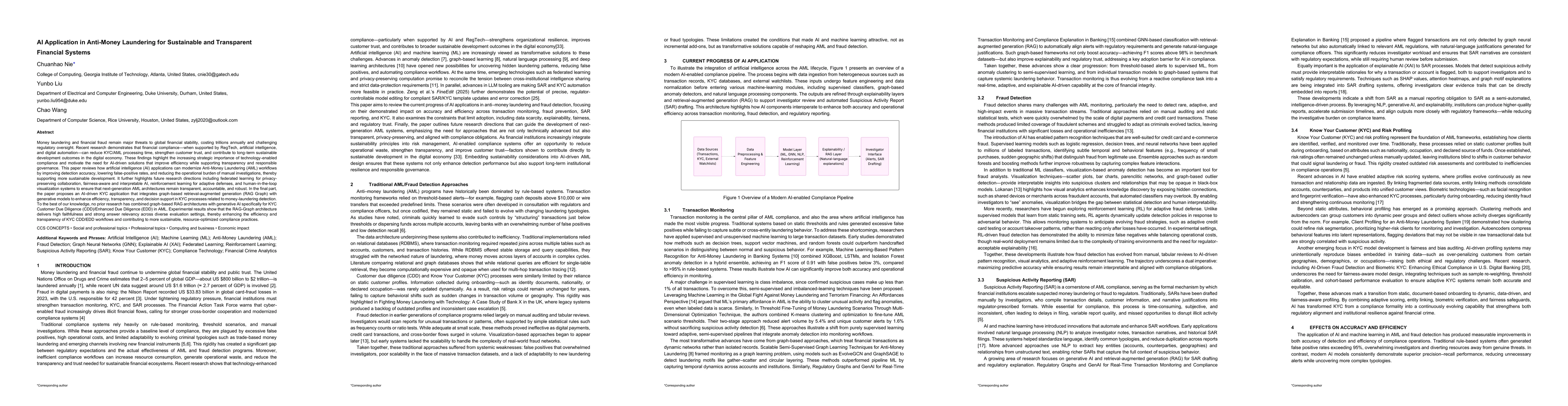 Thumbnail for AI Application in Anti-Money Laundering for Sustainable and Transparent Financial Systems