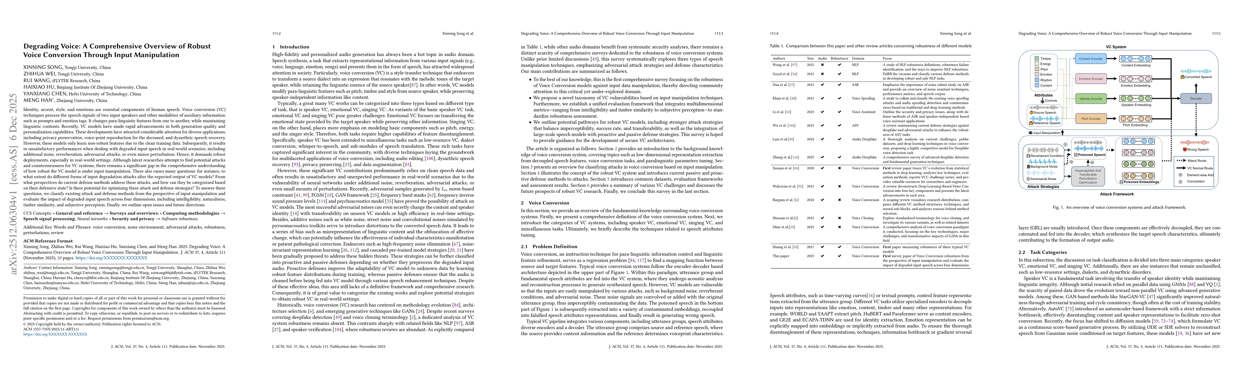 Thumbnail for Degrading Voice: A Comprehensive Overview of Robust Voice Conversion Through Input Manipulation