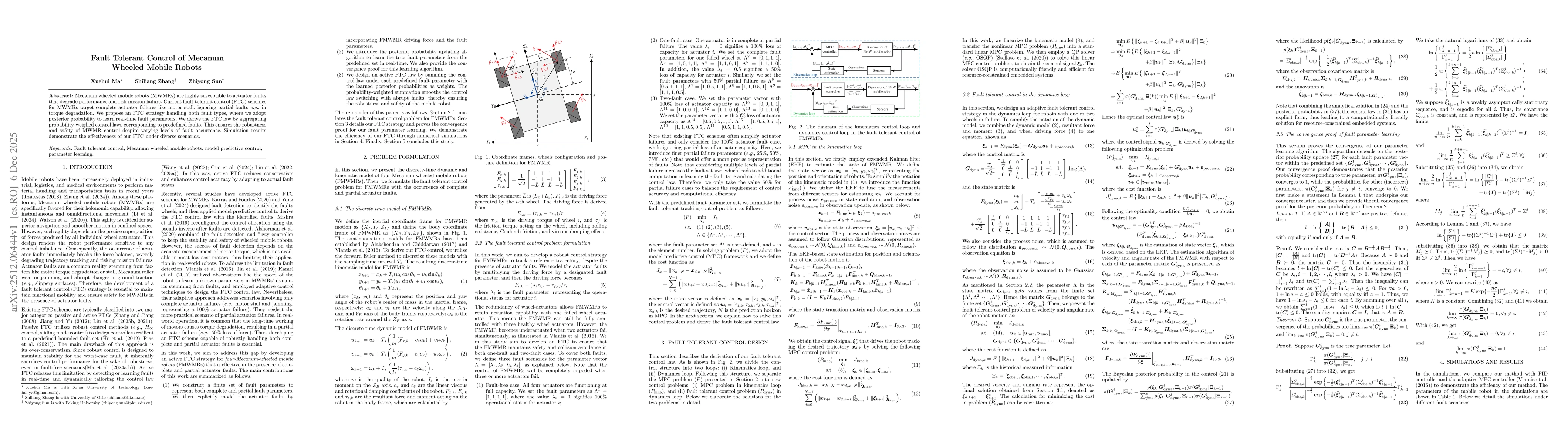 Thumbnail for Fault Tolerant Control of Mecanum Wheeled Mobile Robots
