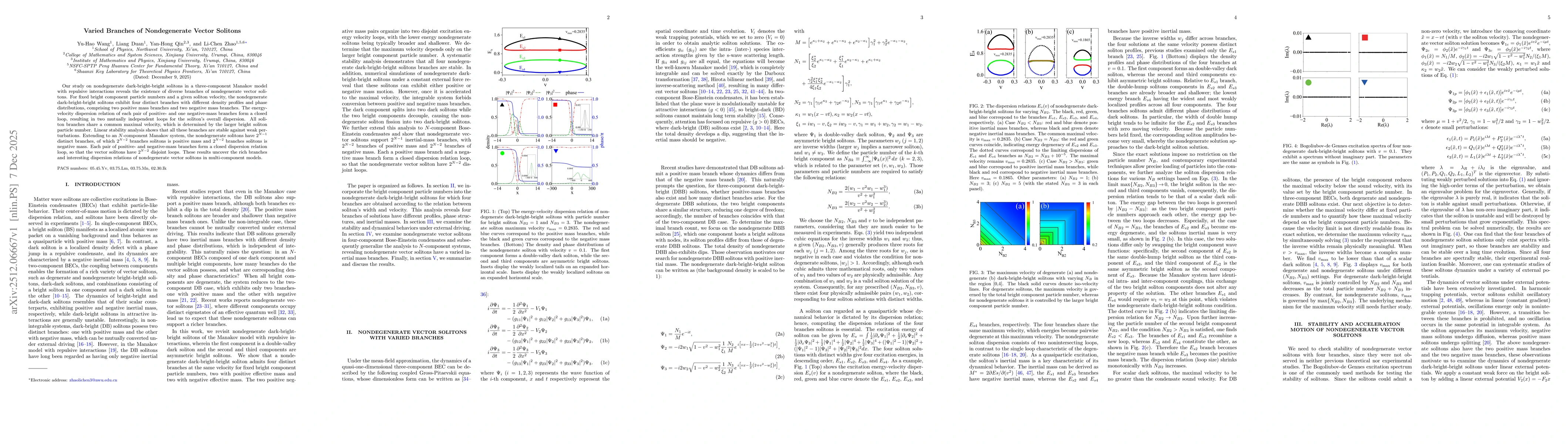 Thumbnail for Varied Branches of Nondegenerate Vector Solitons