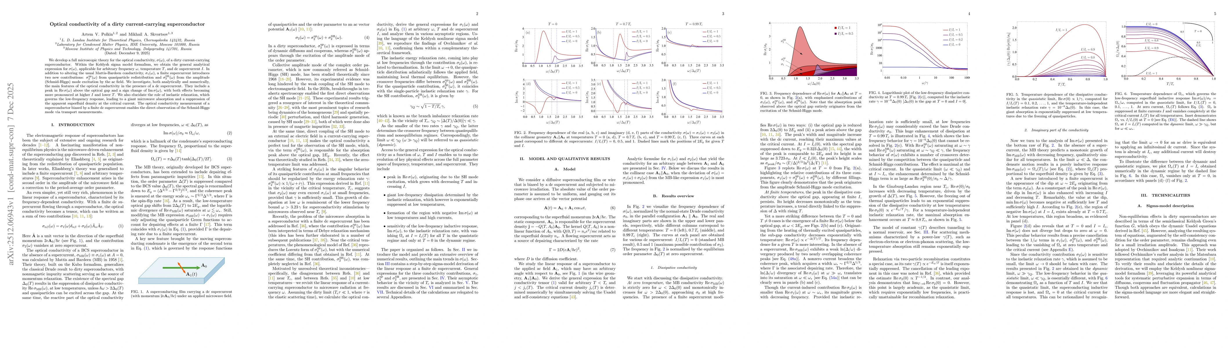 Thumbnail for Optical conductivity of a dirty current-carrying superconductor