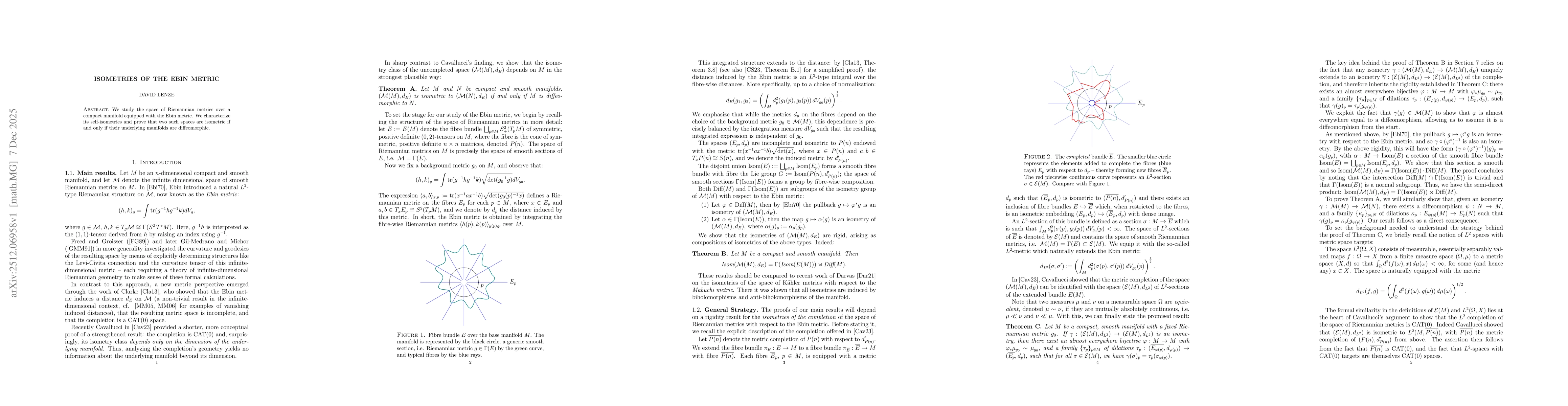 Thumbnail for Isometries of the Ebin metric