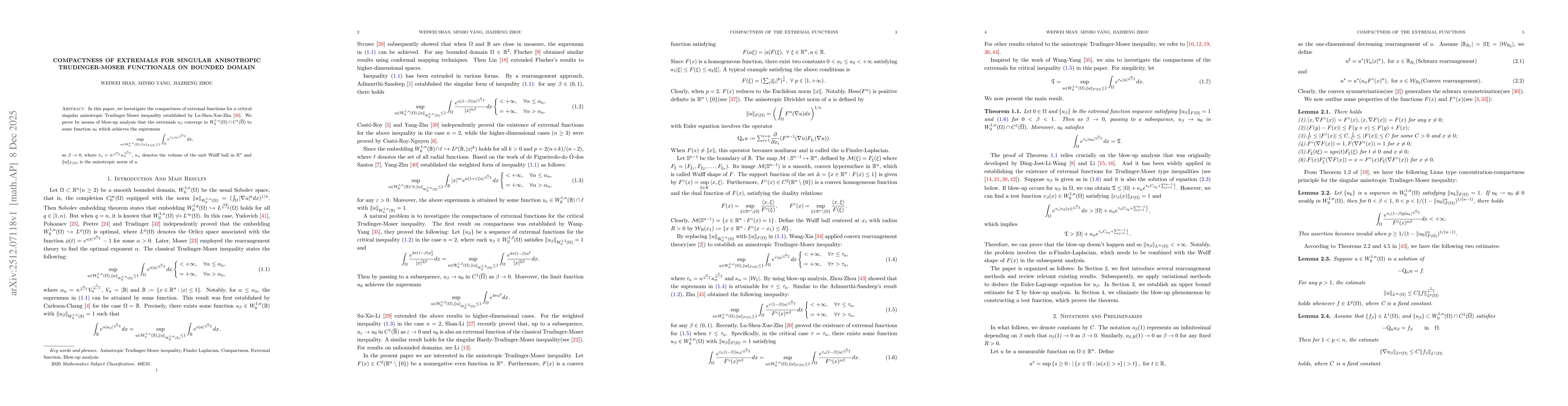 Thumbnail for Compactness of Extremals for Singular Anisotropic Trudinger-Moser functionals on bounded domain