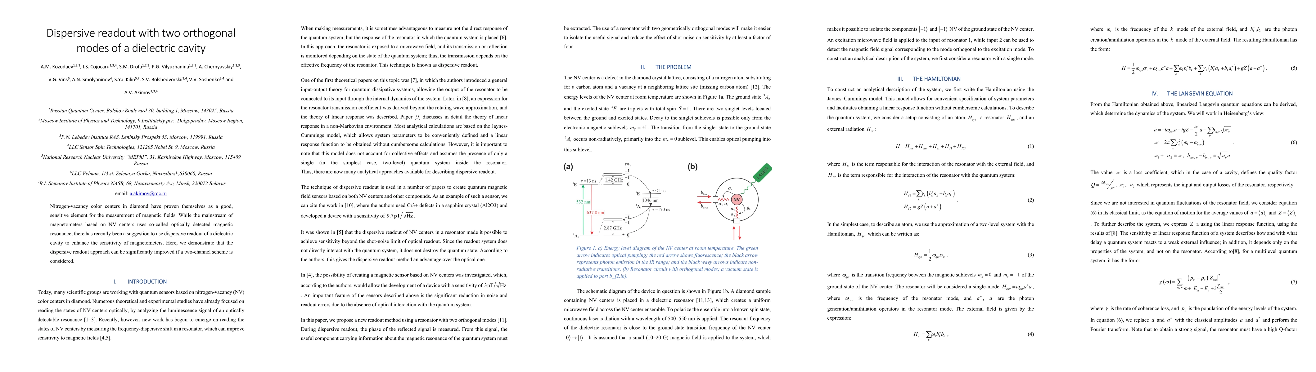 Thumbnail for Dispersive readout with two orthogonal modes of a dielectric cavity