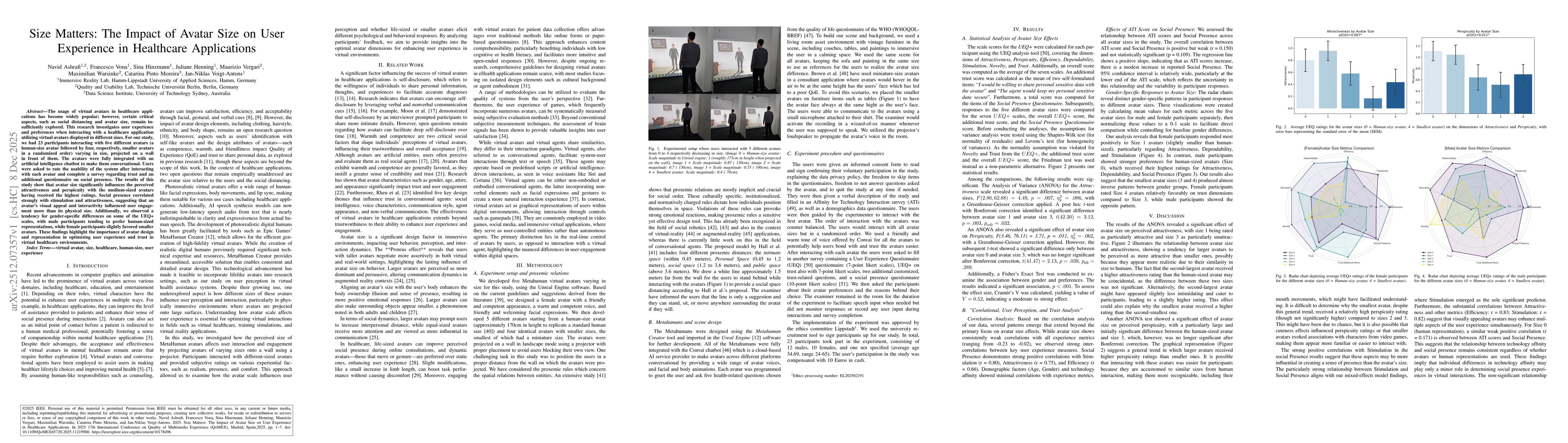 Thumbnail for Size Matters: The Impact of Avatar Size on User Experience in Healthcare Applications