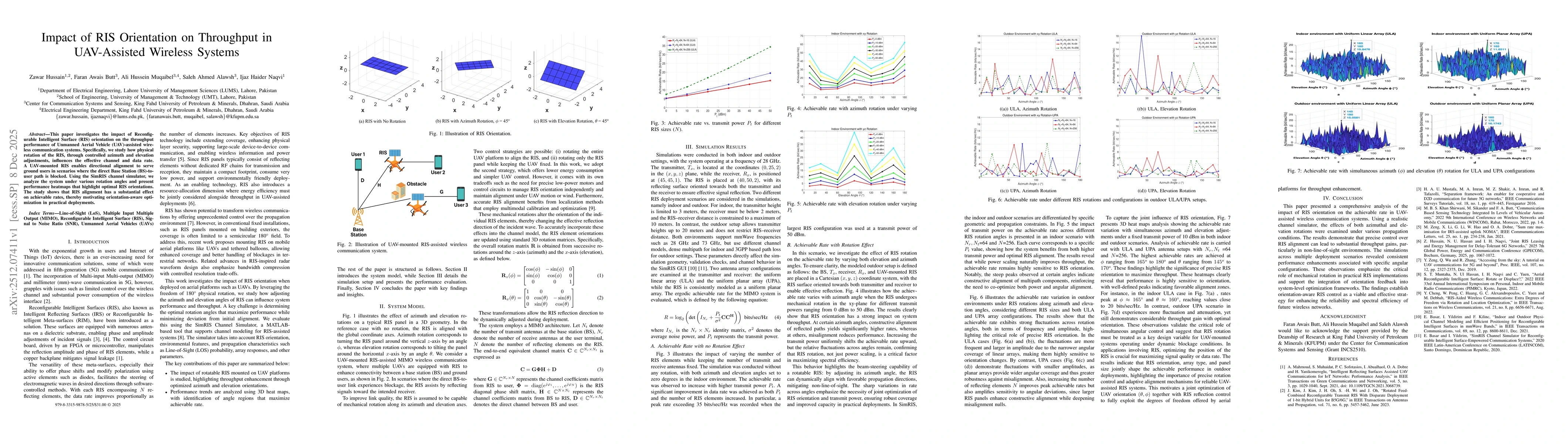 Thumbnail for Impact of RIS Orientation on Throughput in UAV-Assisted Wireless Systems