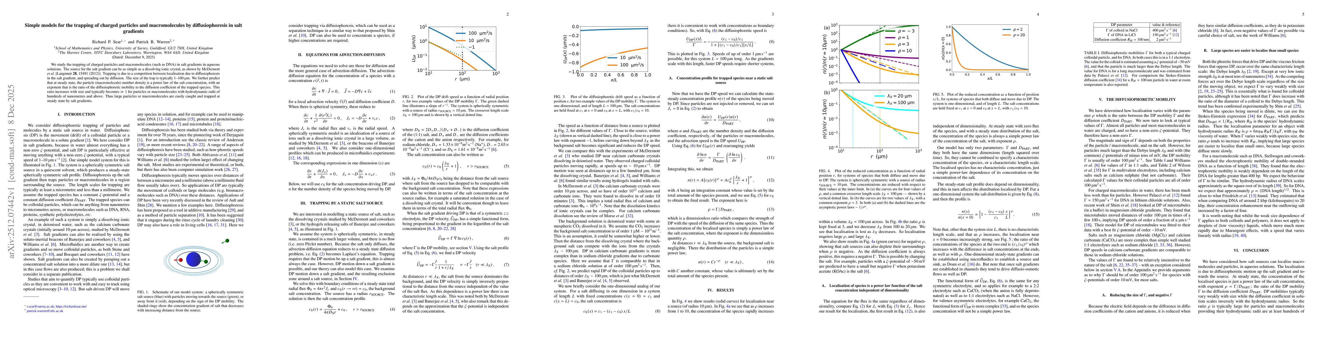 Thumbnail for Simple models for the trapping of charged particles and macromolecules by diffusiophoresis in salt gradients
