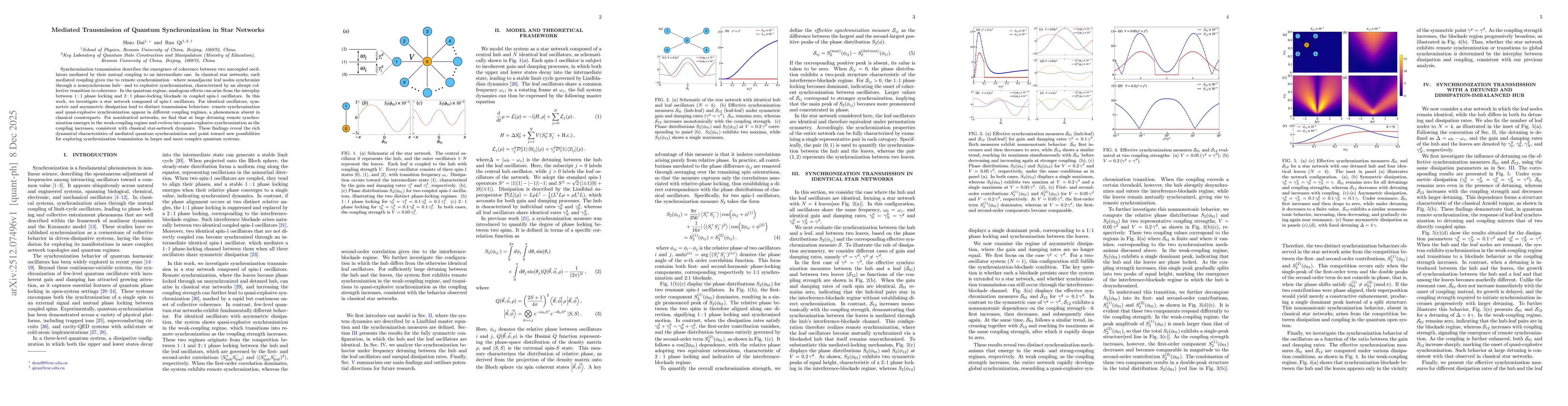 Thumbnail for Mediated Transmission of Quantum Synchronization in Star Networks