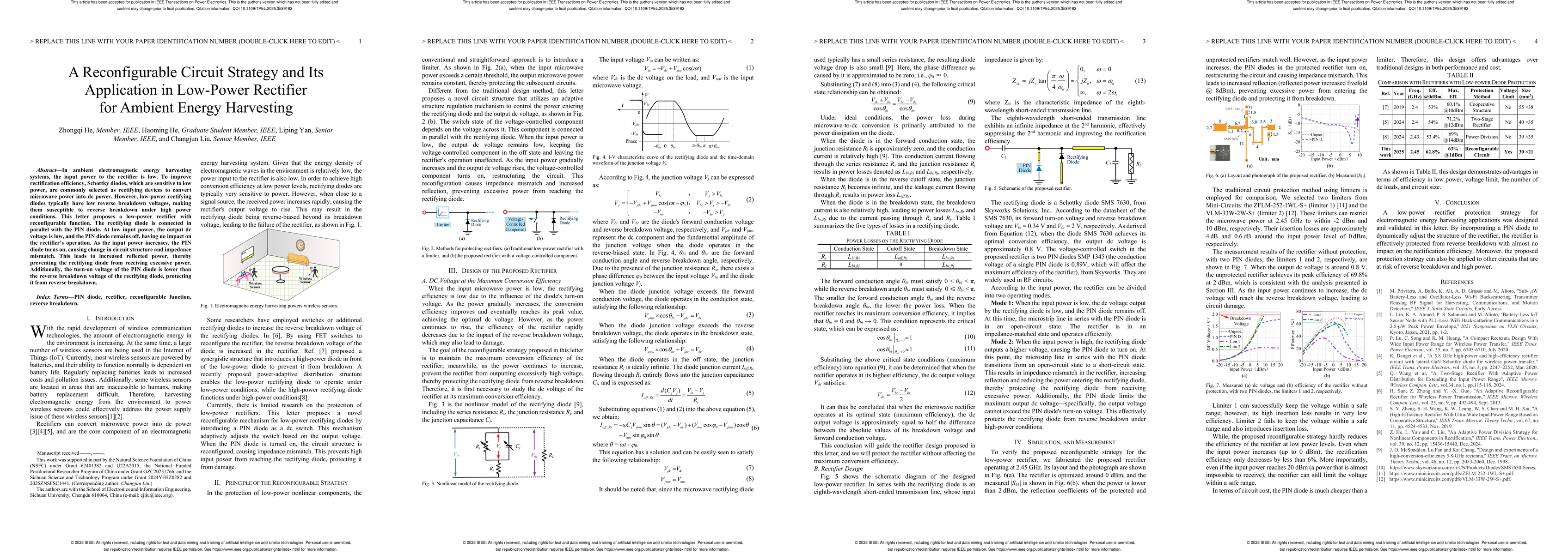 Thumbnail for A Reconfigurable Circuit Strategy and Its Application in Low-Power Rectifier for Ambient Energy Harvesting
