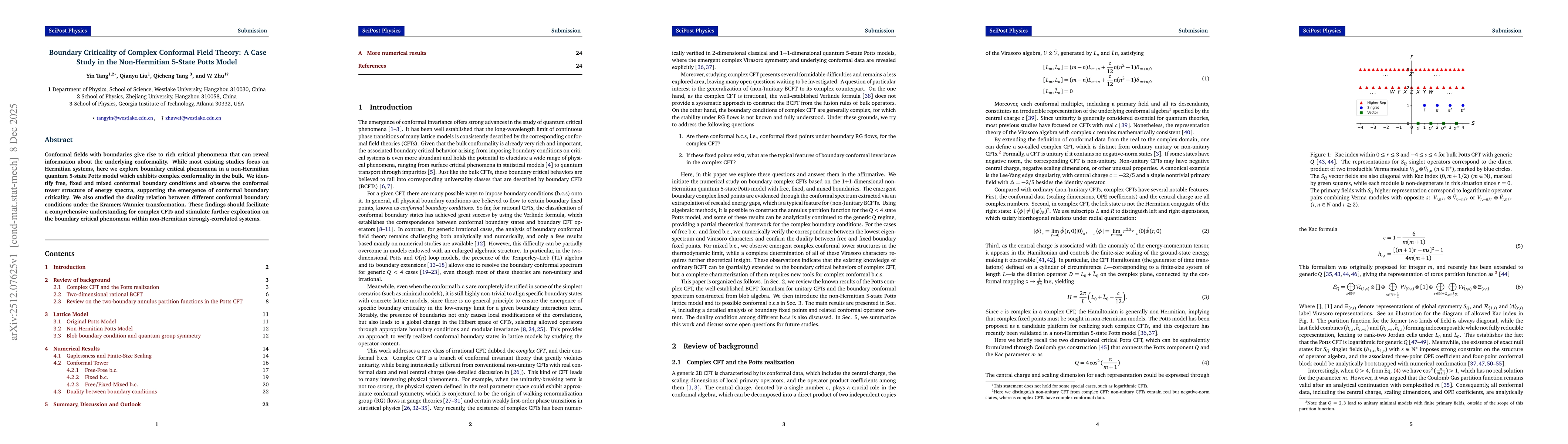Thumbnail for Boundary Criticality of Complex Conformal Field Theory: A Case Study in the Non-Hermitian 5-State Potts Model