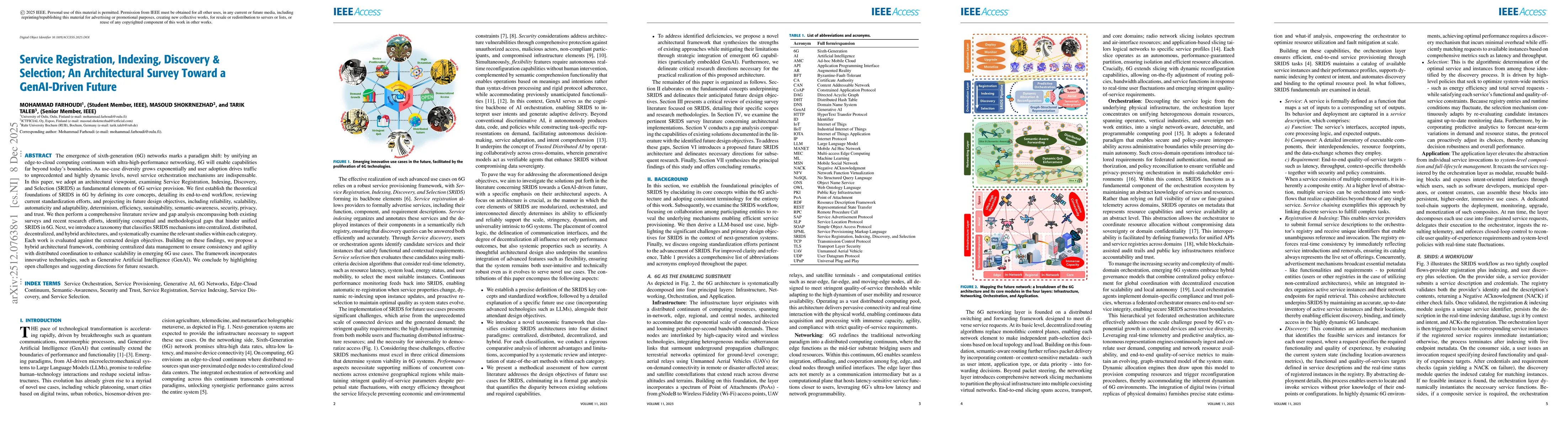 Thumbnail for Service Registration, Indexing, Discovery & Selection; An Architectural Survey Toward a GenAI-Driven Future