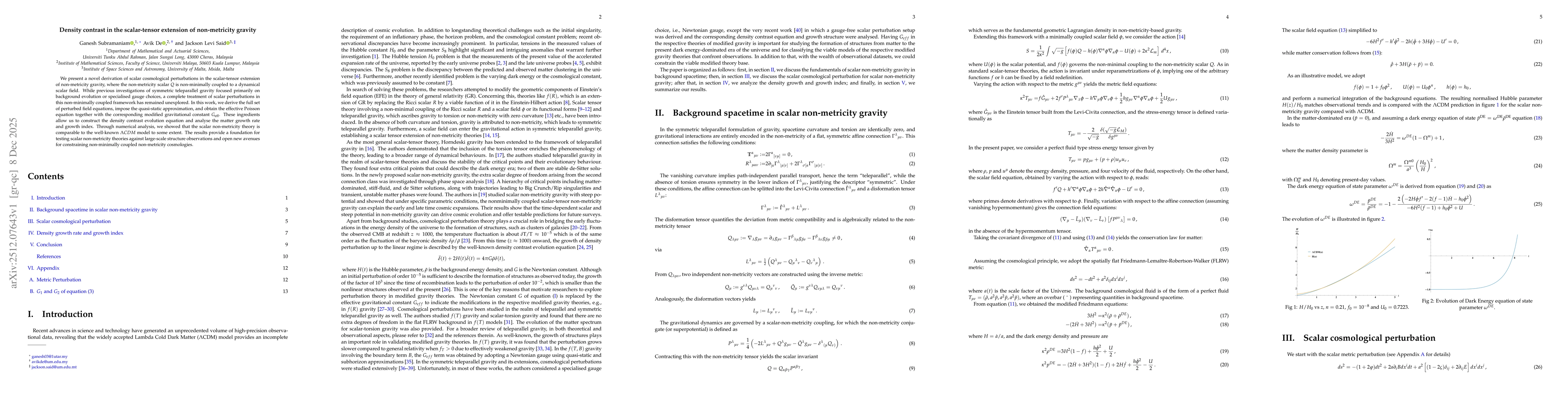 Thumbnail for Density contrast in the scalar-tensor extension of non-metricity gravity