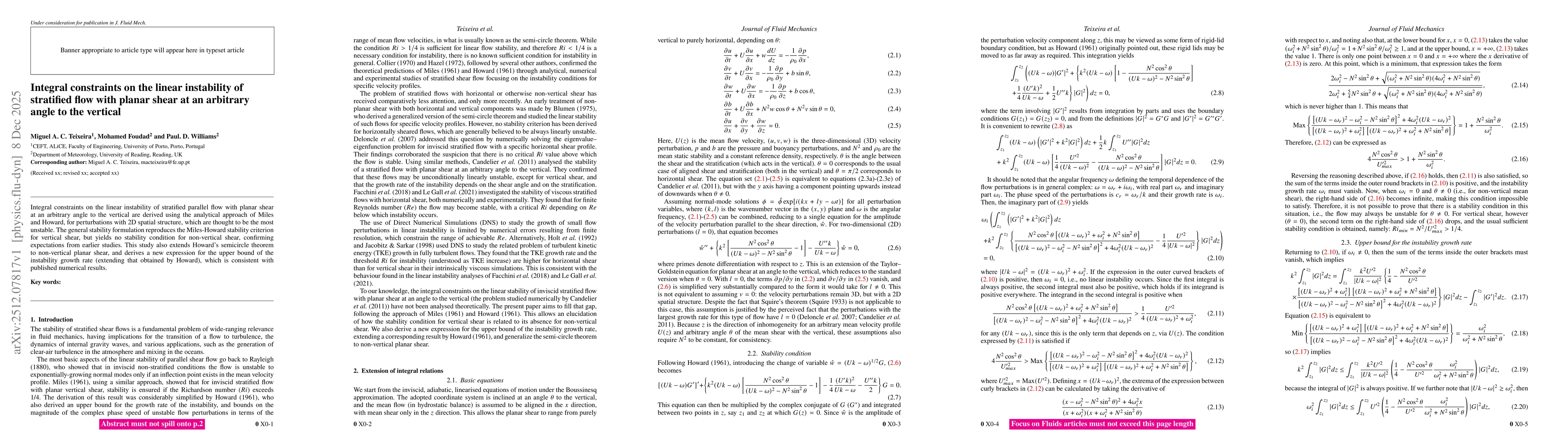 Thumbnail for Integral constraints on the linear instability of stratified flow with planar shear at an arbitrary angle to the vertical