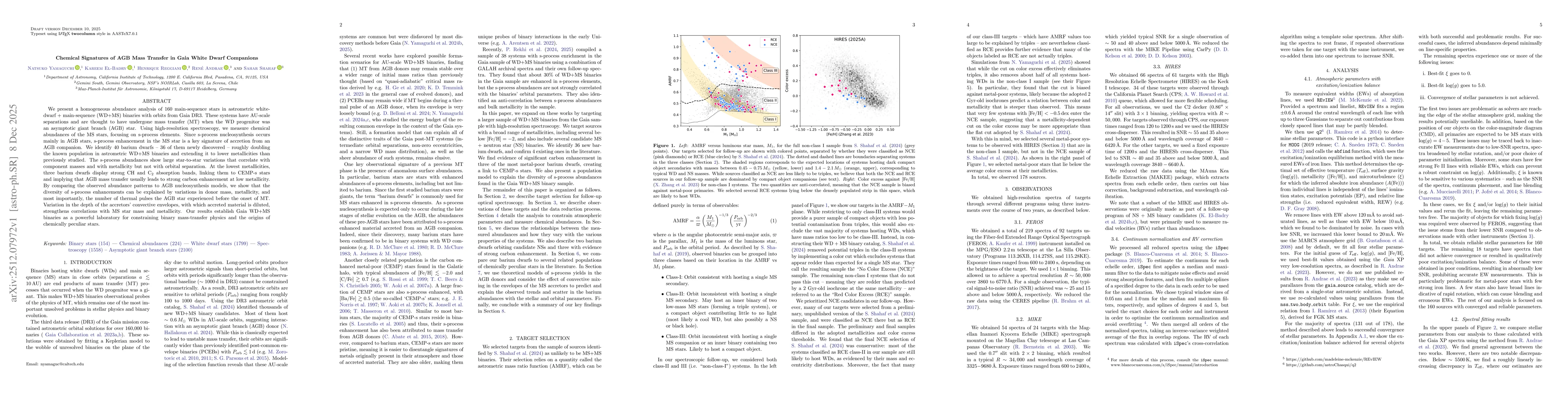 Thumbnail for Chemical Signatures of AGB Mass Transfer in Gaia White Dwarf Companions