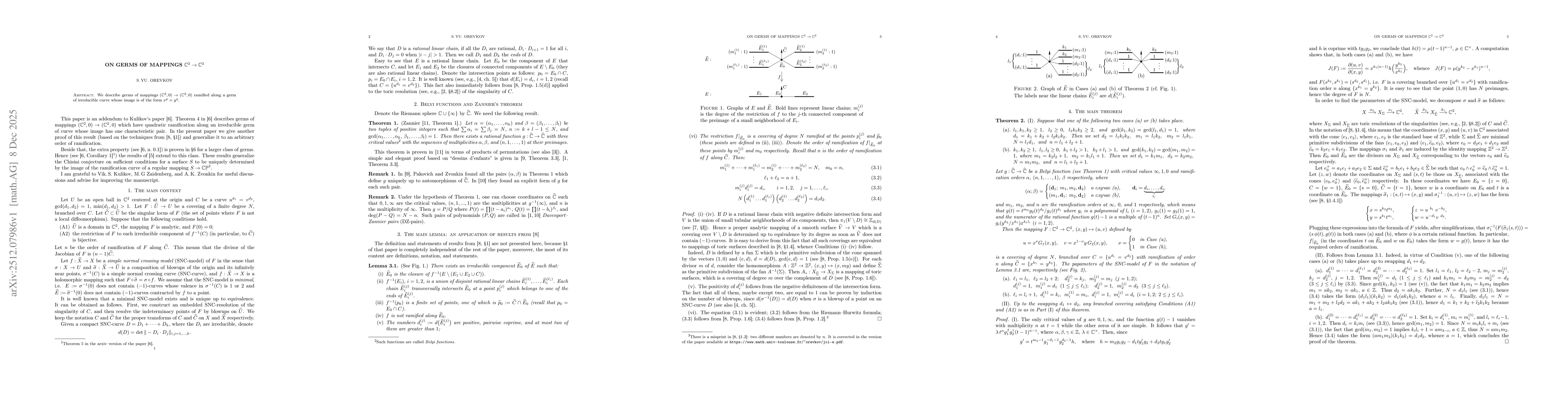 Thumbnail for On germs of mappings $\mathbb C^2\to\mathbb C^2$