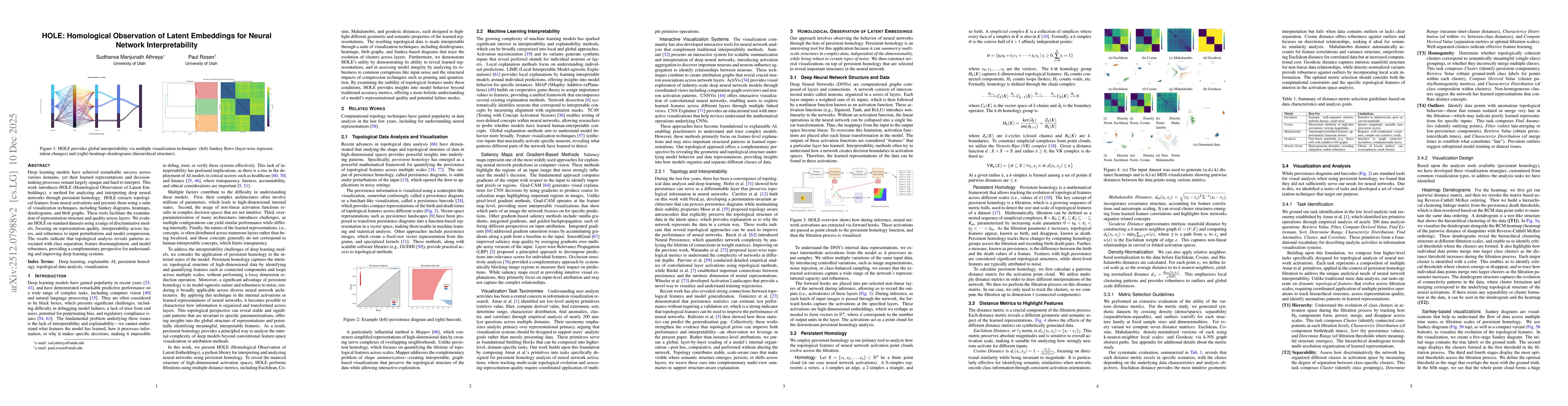Thumbnail for HOLE: Homological Observation of Latent Embeddings for Neural Network Interpretability