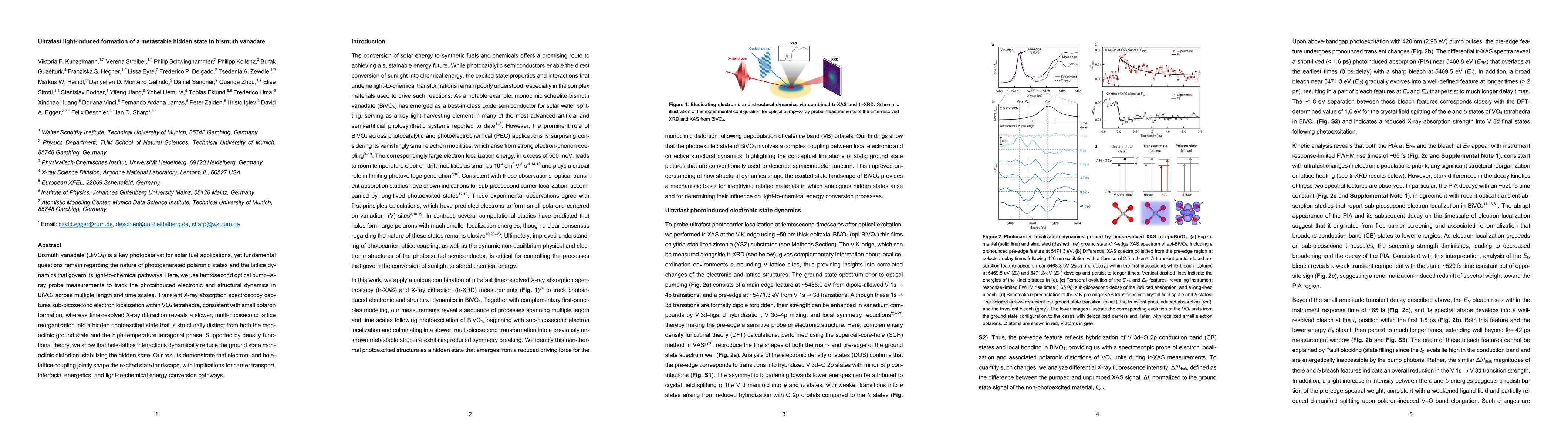 Thumbnail for Ultrafast light-induced formation of a metastable hidden state in bismuth vanadate