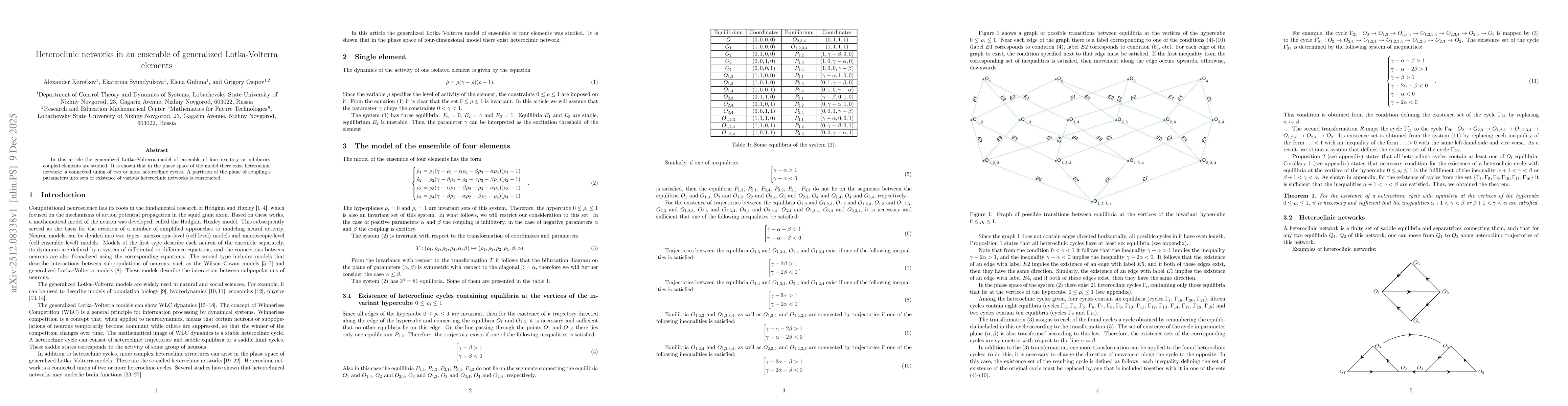 Thumbnail for Heteroclinic networks in an ensemble of generalized Lotka-Volterra elements