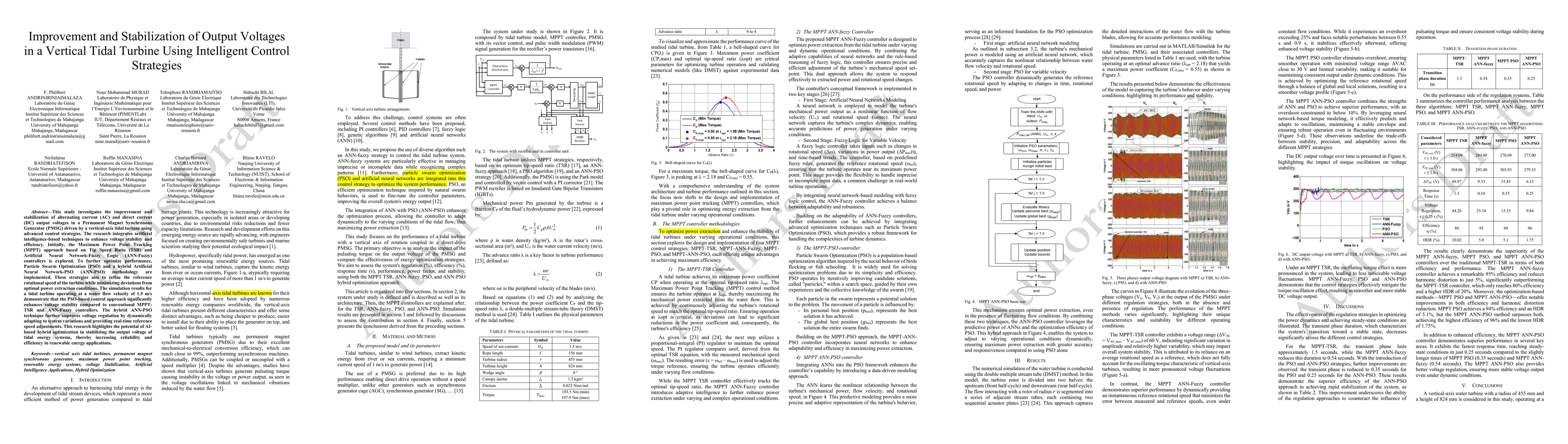 Thumbnail for Improvement and Stabilization of Output Voltages in a Vertical Tidal Turbine Using Intelligent Control Strategies