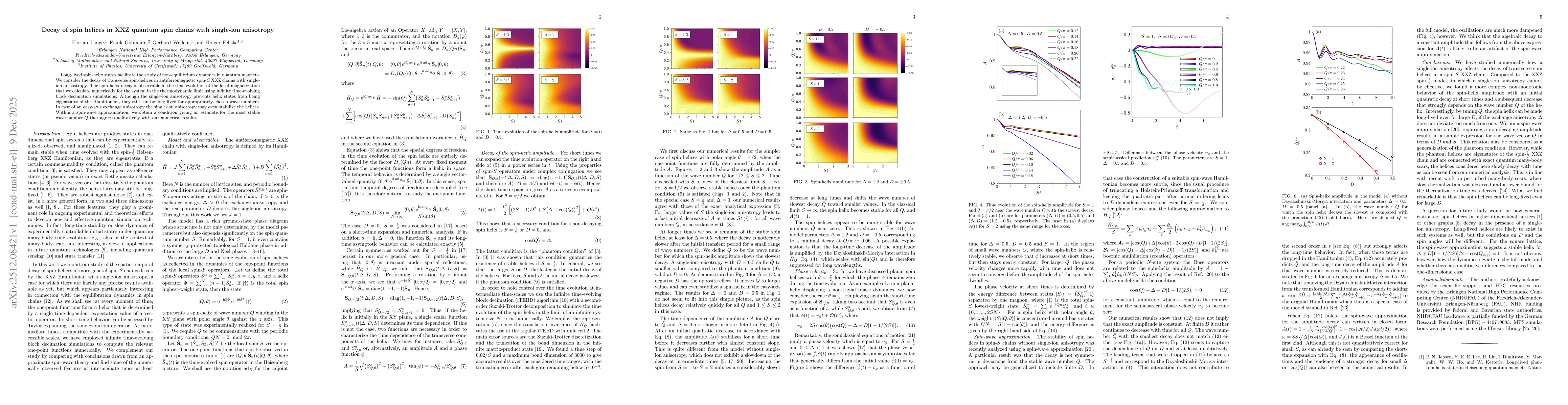 Thumbnail for Decay of spin helices in XXZ quantum spin chains with single-ion anisotropy