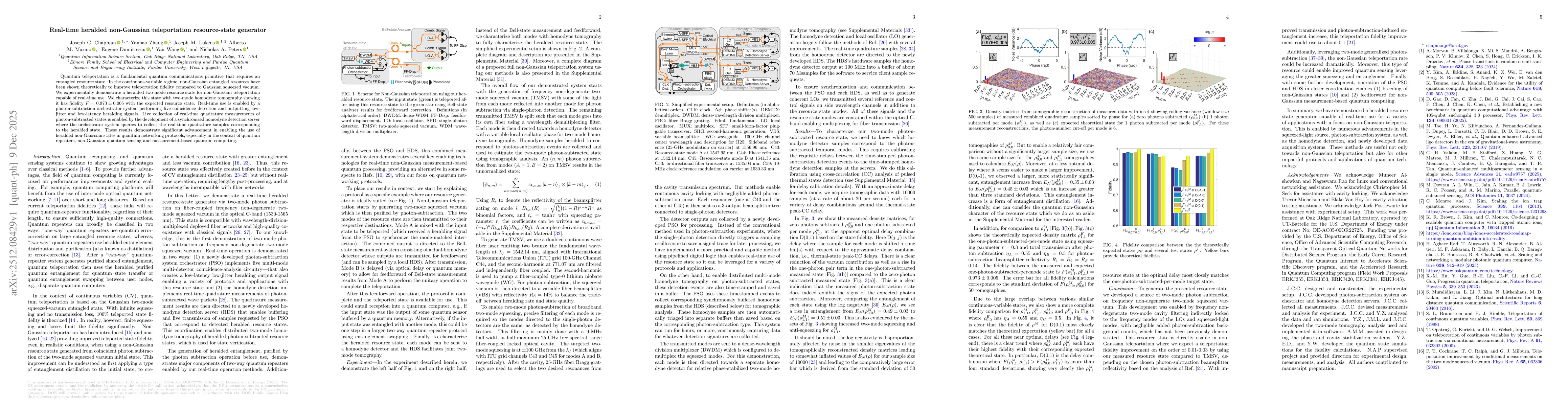 Thumbnail for Real-time heralded non-Gaussian teleportation resource-state generator