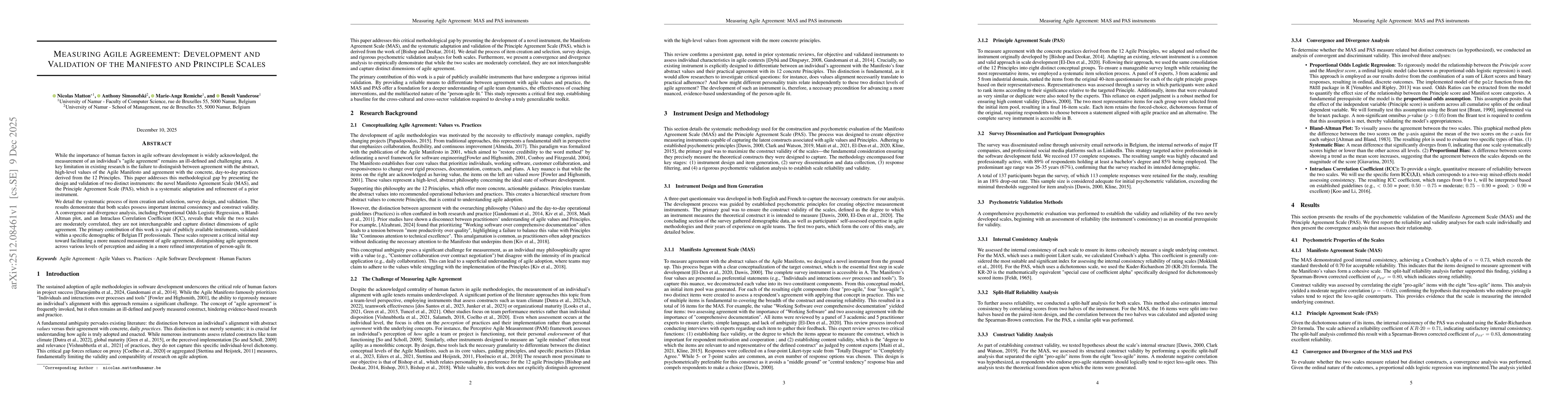 Thumbnail for Measuring Agile Agreement: Development and Validation of the Manifesto and Principle Scales