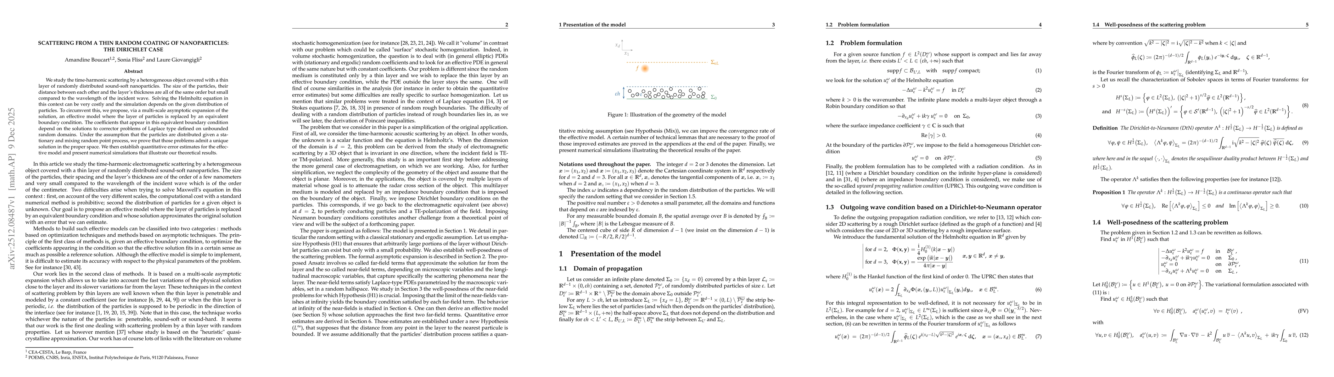 Thumbnail for Scattering from a random thin coating of nanoparticles: the Dirichlet case