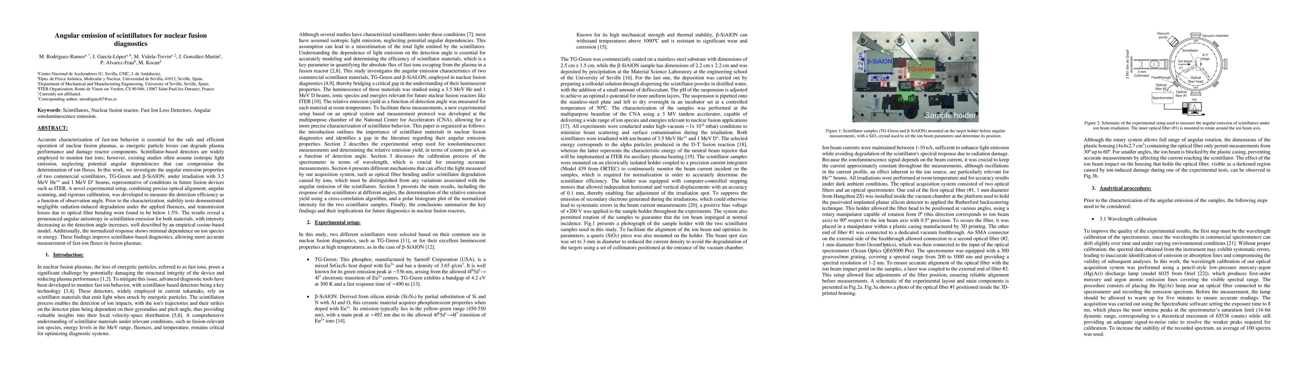 Thumbnail for Angular emission of scintillators for nuclear fusion diagnostics