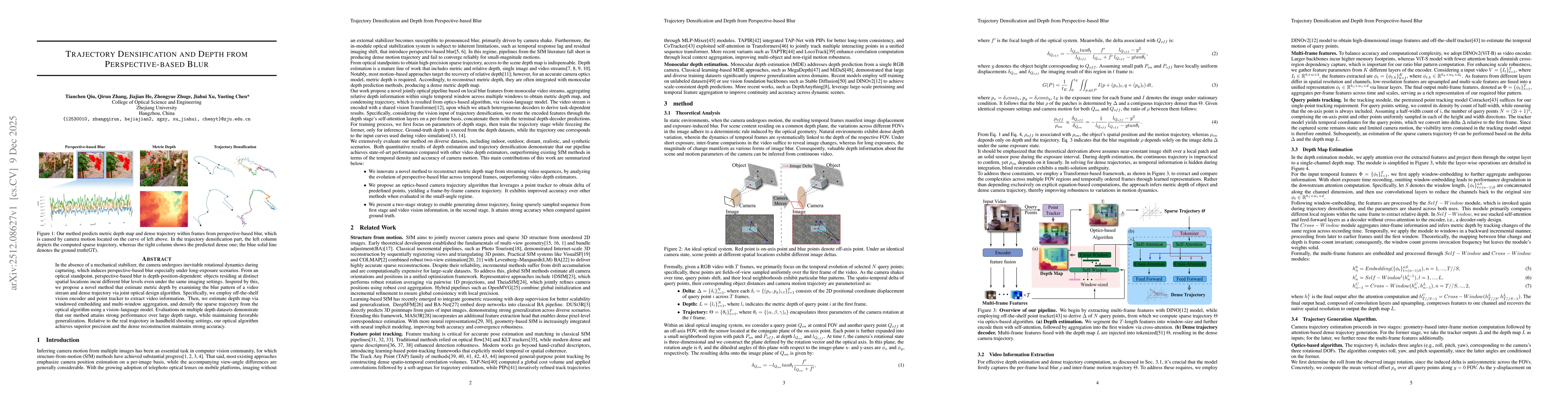 Thumbnail for Trajectory Densification and Depth from Perspective-based Blur