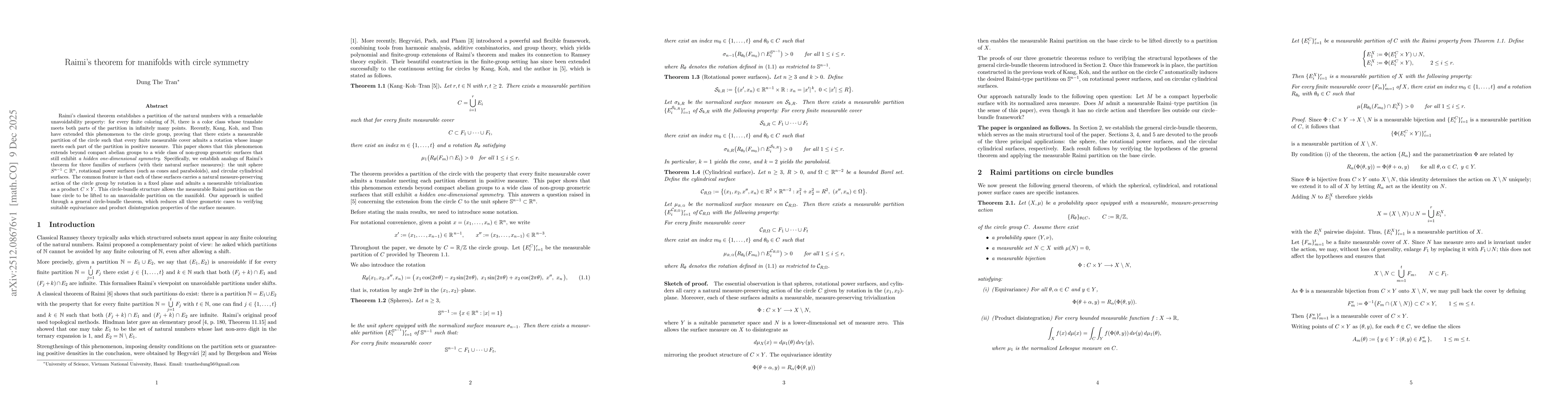 Thumbnail for Raimi's theorem for manifolds with circle symmetry