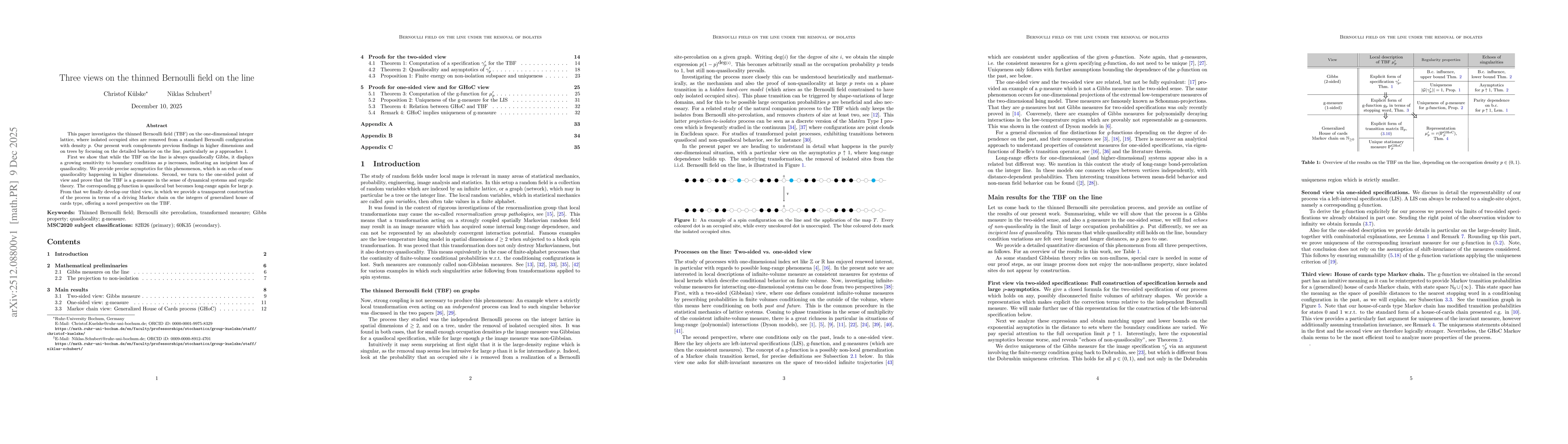 Thumbnail for Three views on the thinned Bernoulli field on the line