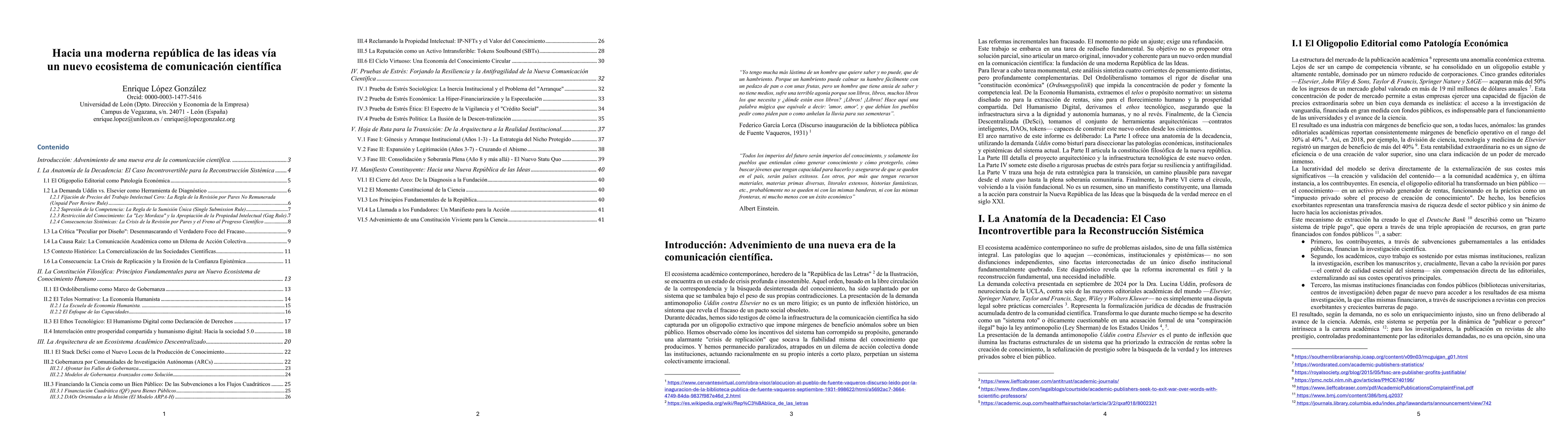 Thumbnail for Hacia una moderna "republica de las ideas" via un nuevo ecosistema de comunicacion cientifica (Toward a modern "Republic of Ideas" via a new Ecosystem of Scientific Communication)