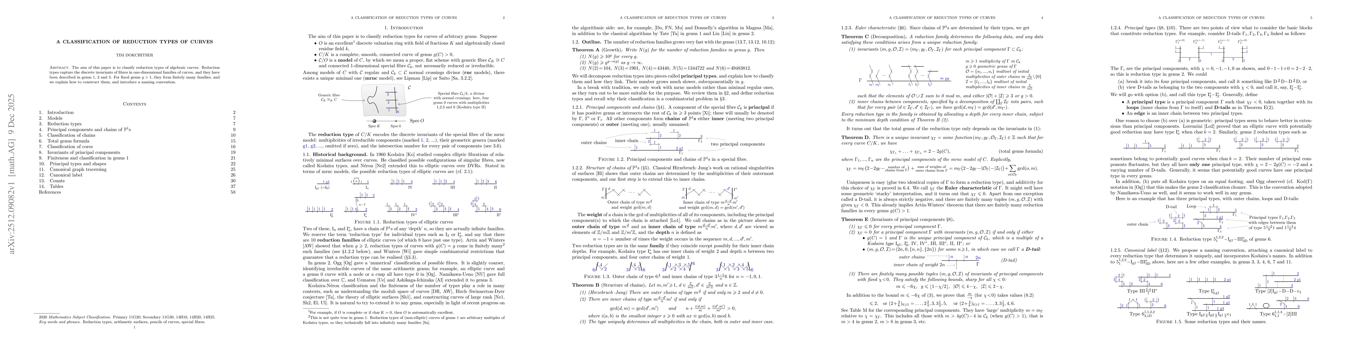 Thumbnail for A classification of reduction types of curves