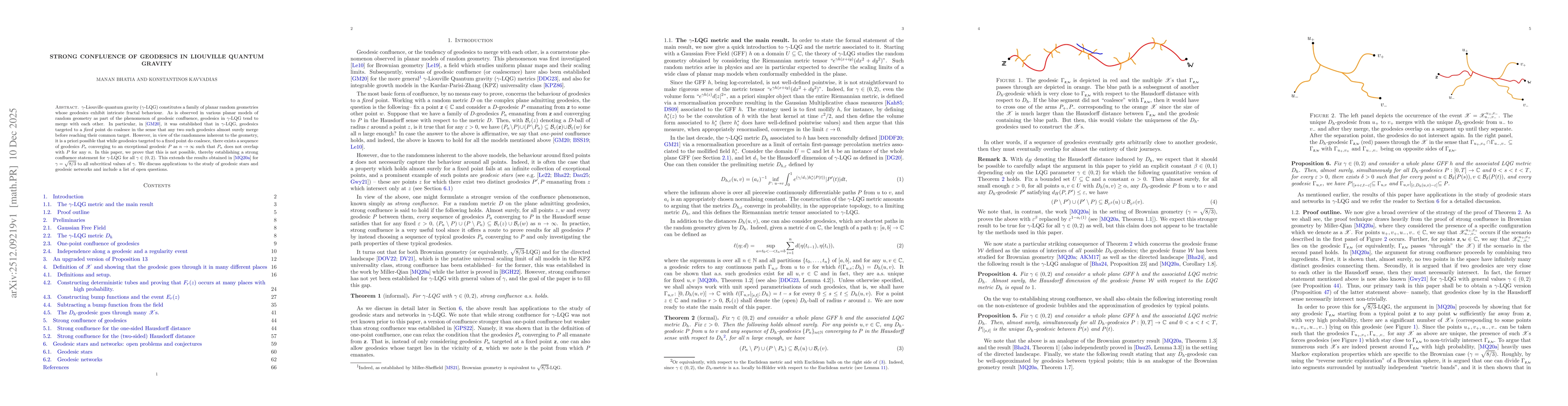 Thumbnail for Strong confluence of geodesics in Liouville quantum gravity