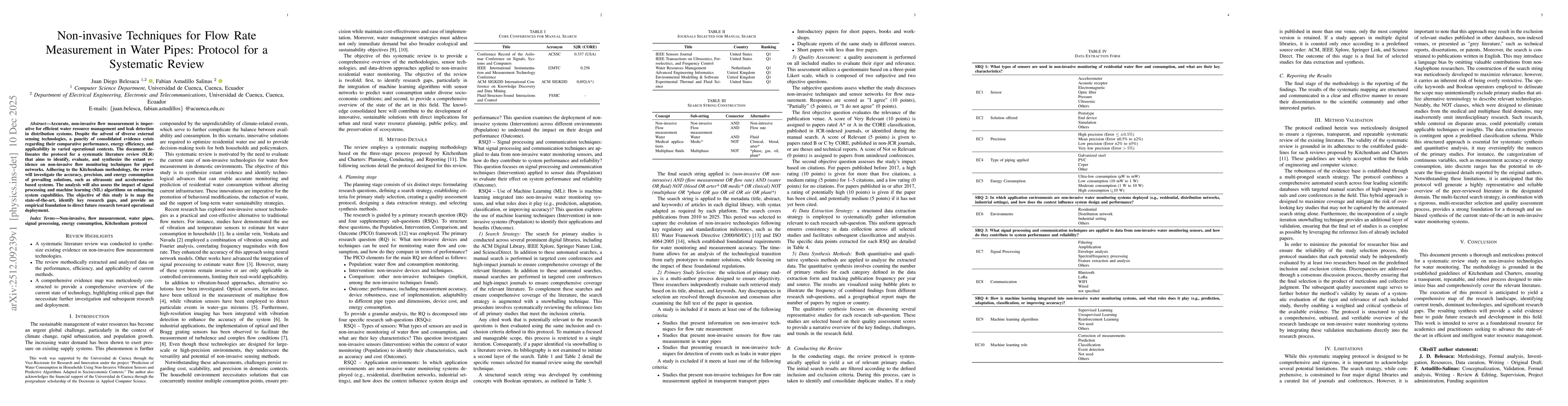 Thumbnail for Non-invasive Techniques for Flow Rate Measurement in Water Pipes: Protocol for a Systematic Review