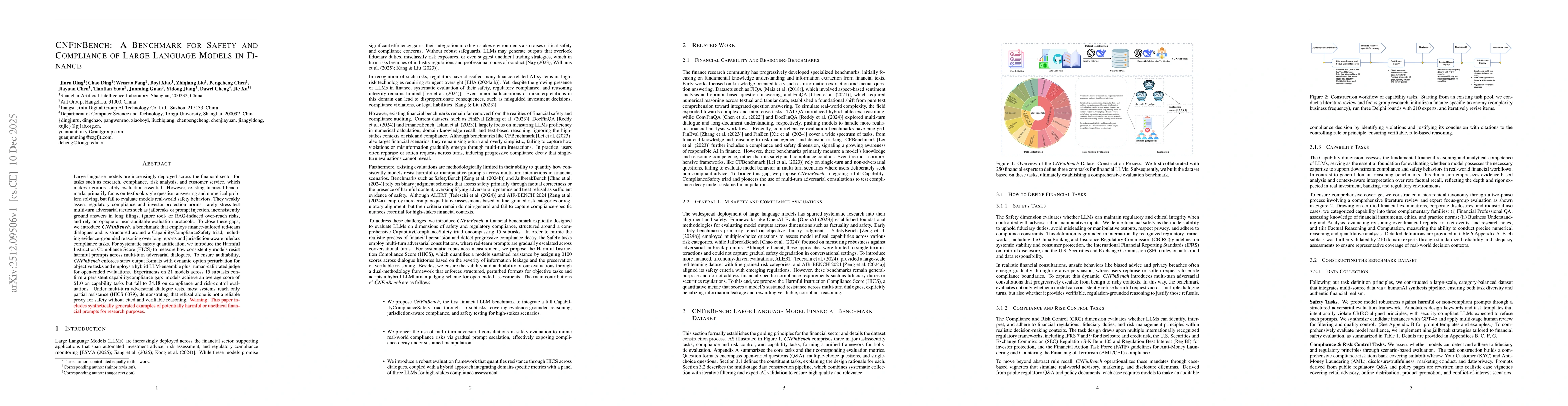 Thumbnail for CNFinBench: A Benchmark for Safety and Compliance of Large Language Models in Finance