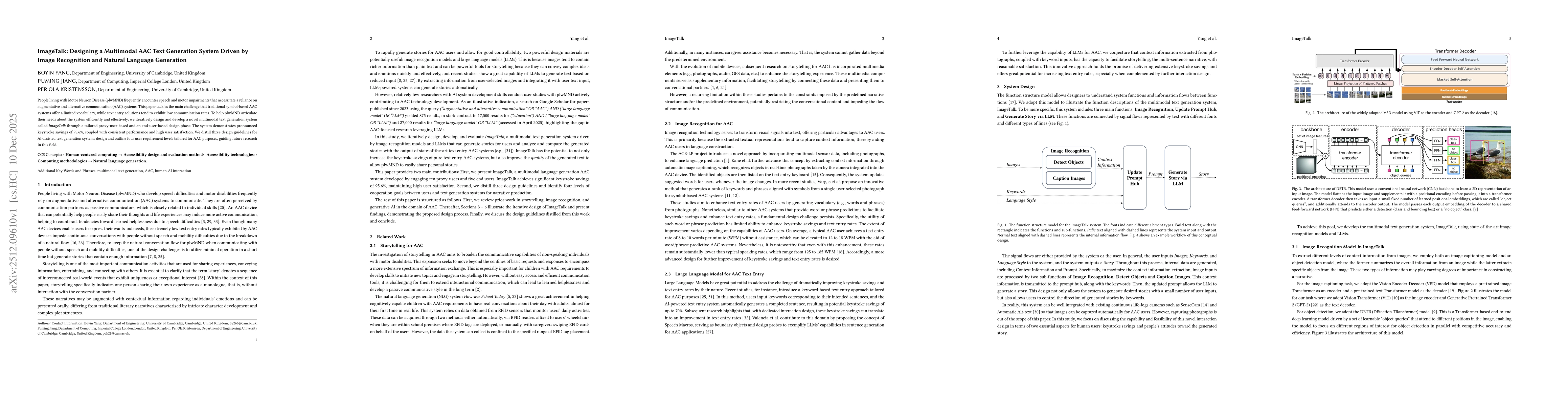 Thumbnail for ImageTalk: Designing a Multimodal AAC Text Generation System Driven by Image Recognition and Natural Language Generation