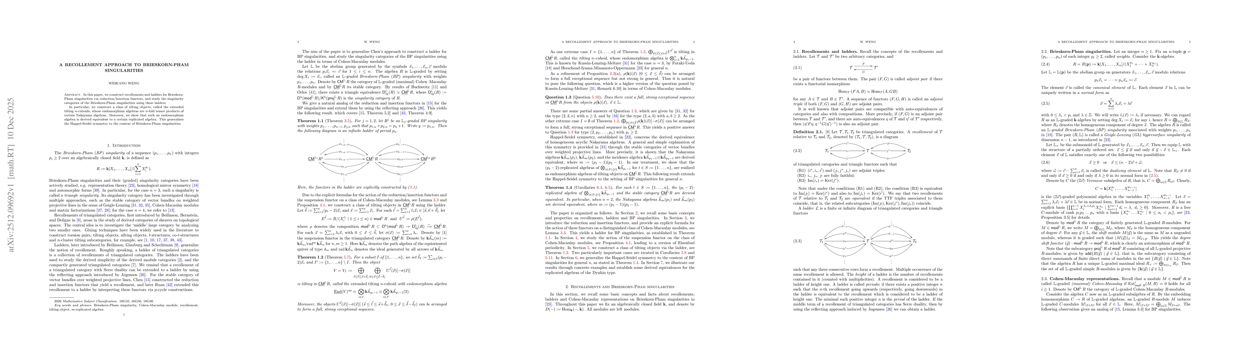 Thumbnail for A recollement approach to Brieskorn-Pham singularities