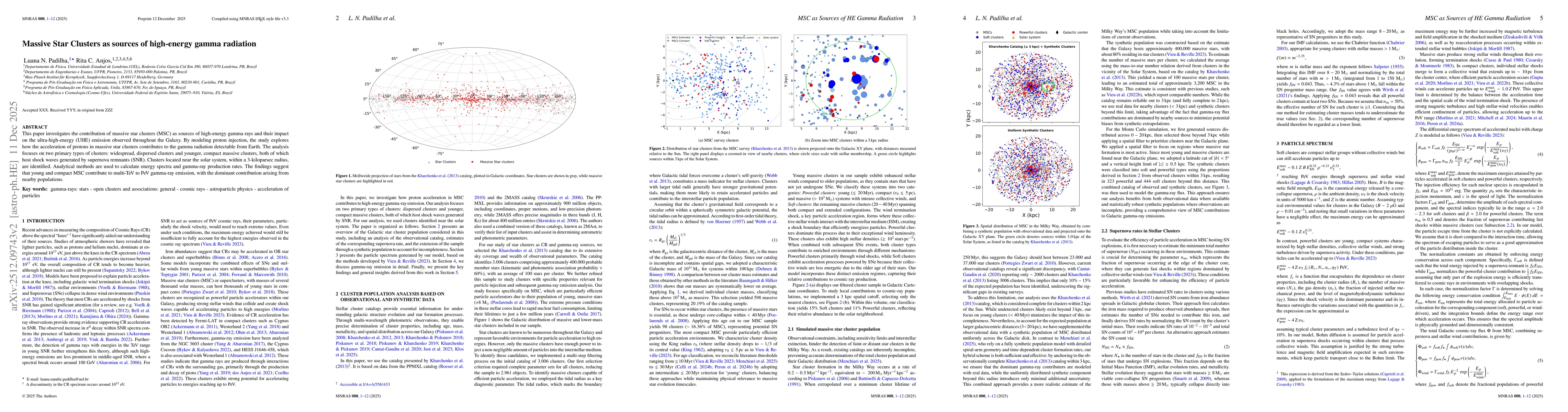Thumbnail for Massive Star Clusters as sources of high-energy gamma radiation