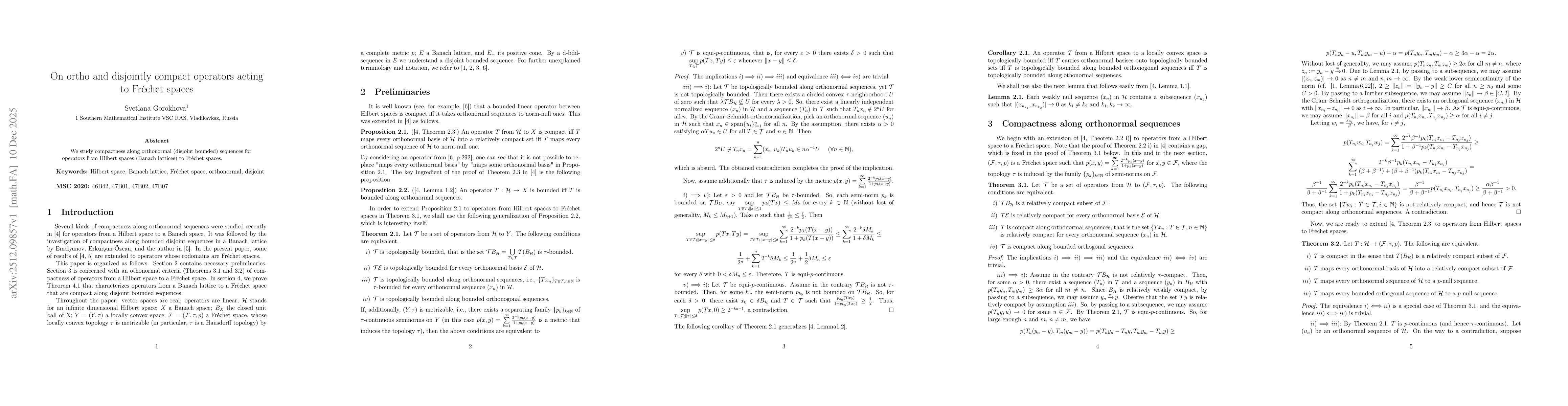 Thumbnail for On ortho and disjointly compact operators acting to Frechet spaces