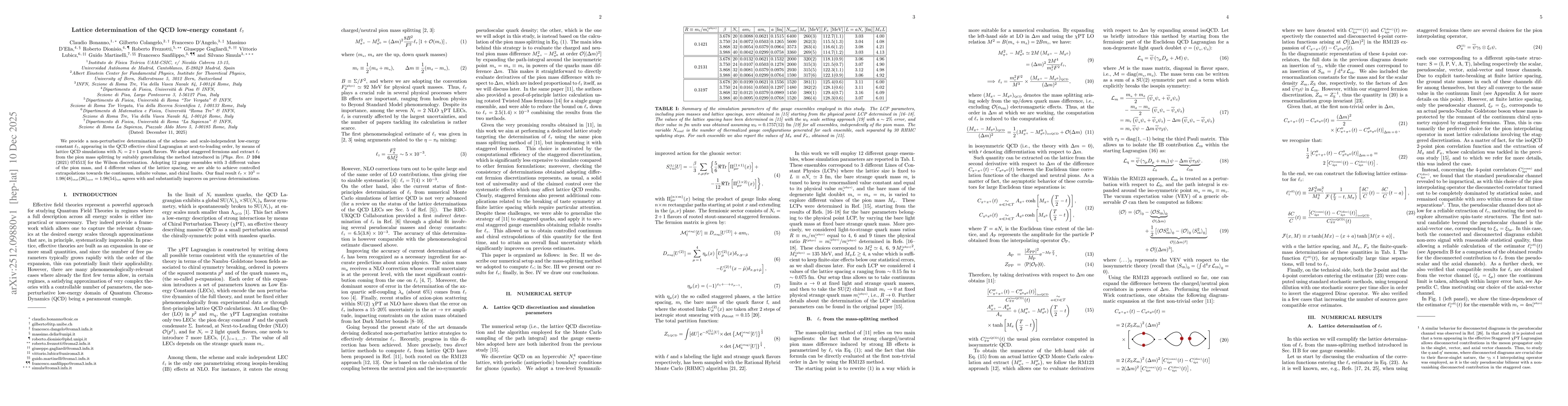 Thumbnail for Lattice determination of the QCD low-energy constant $\ell_{\scriptscriptstyle{7}}$
