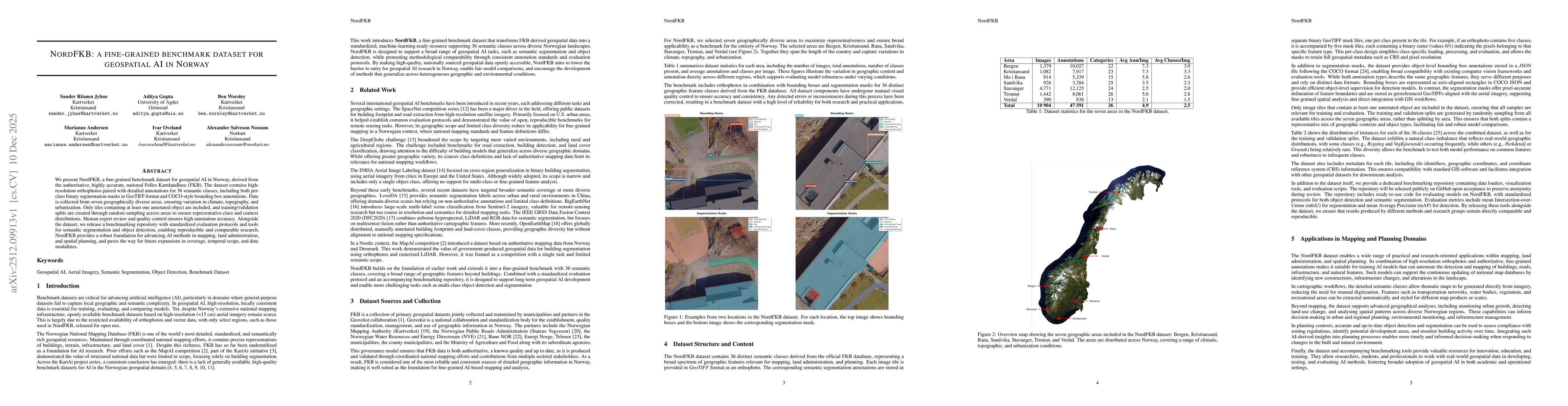 Thumbnail for NordFKB: a fine-grained benchmark dataset for geospatial AI in Norway