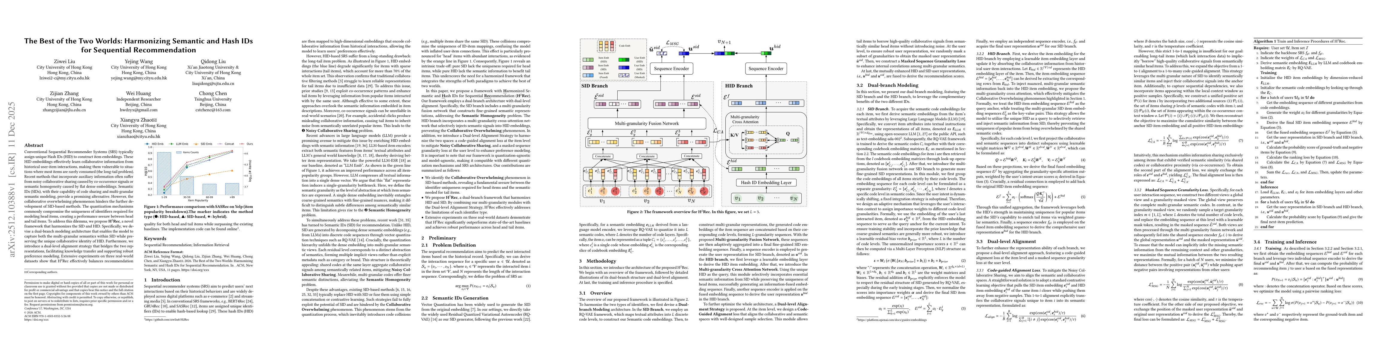 Thumbnail for The Best of the Two Worlds: Harmonizing Semantic and Hash IDs for Sequential Recommendation