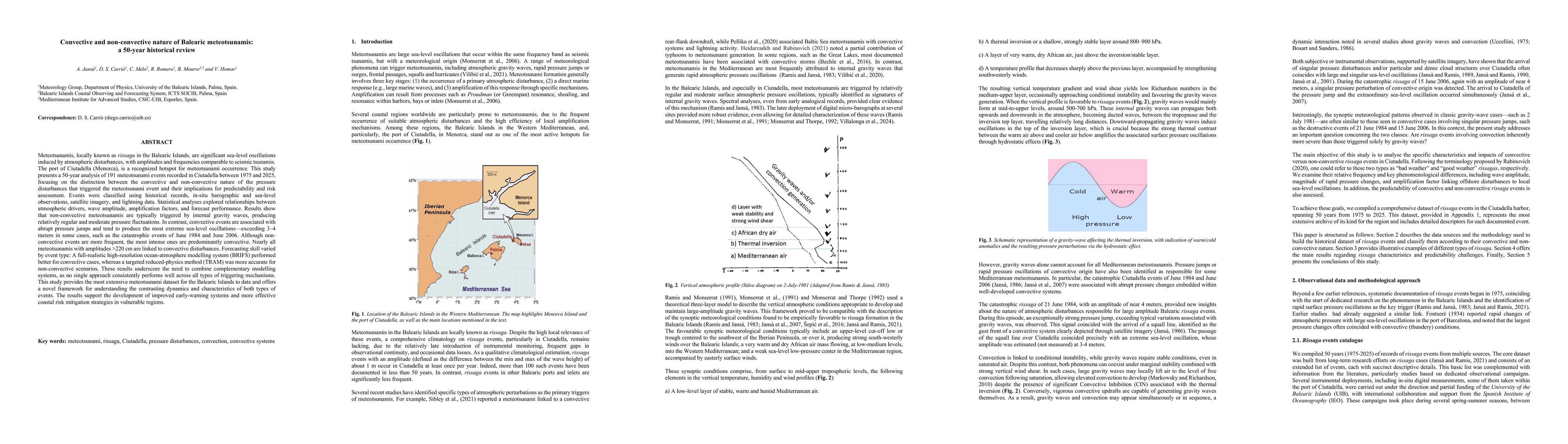 Thumbnail for Convective and non-convective nature of Balearic meteotsunamis:a 50-year historical review
