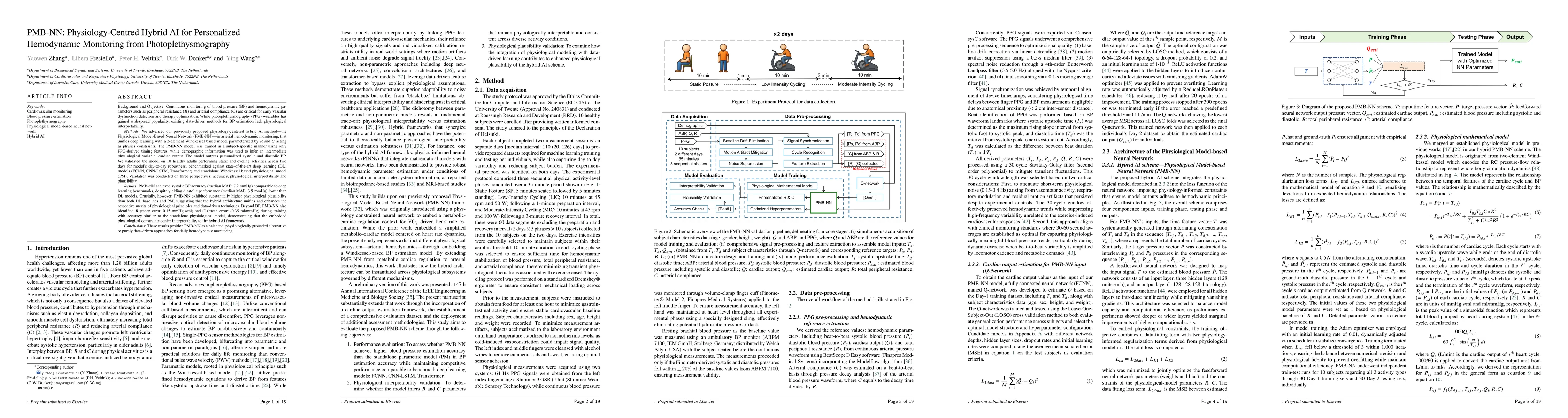 Thumbnail for PMB-NN: Physiology-Centred Hybrid AI for Personalized Hemodynamic Monitoring from Photoplethysmography