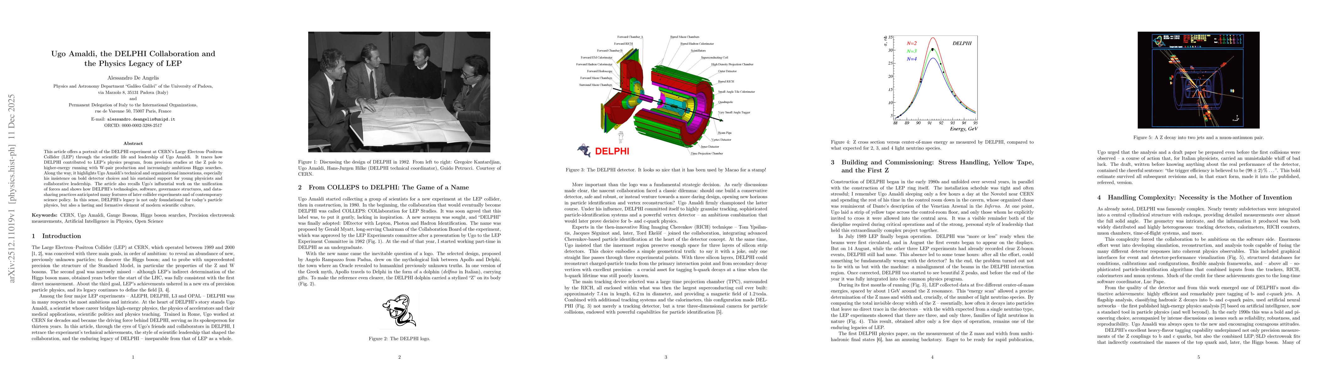 Thumbnail for Ugo Amaldi, the DELPHI Collaboration and The Physics Legacy of LEP